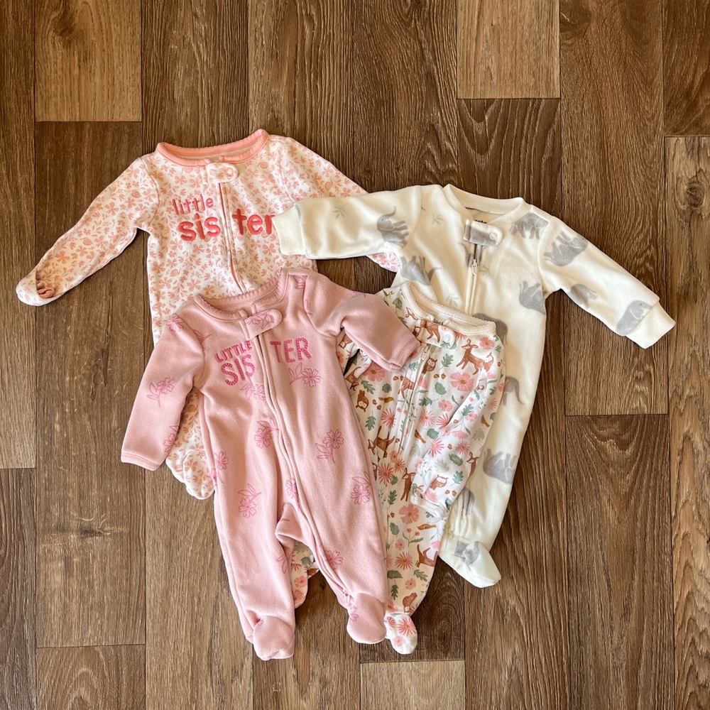 Carter’s Newborn 4-Piece Bundle 💕 | EUC | Smoke Free Home